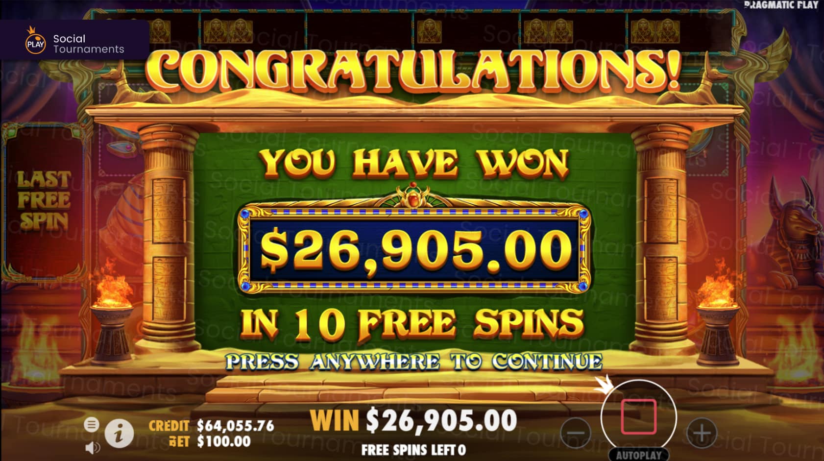 Book of Golden Sands Slot Win