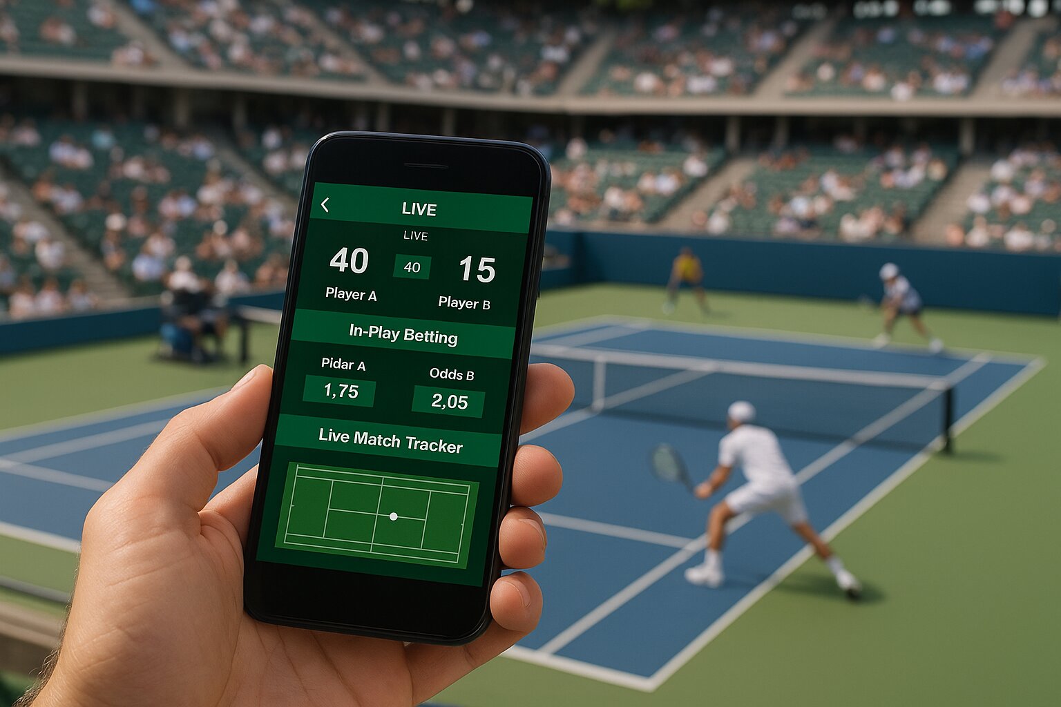 Courtsiding Explained: In-Play Tennis Betting & Live Match Insights