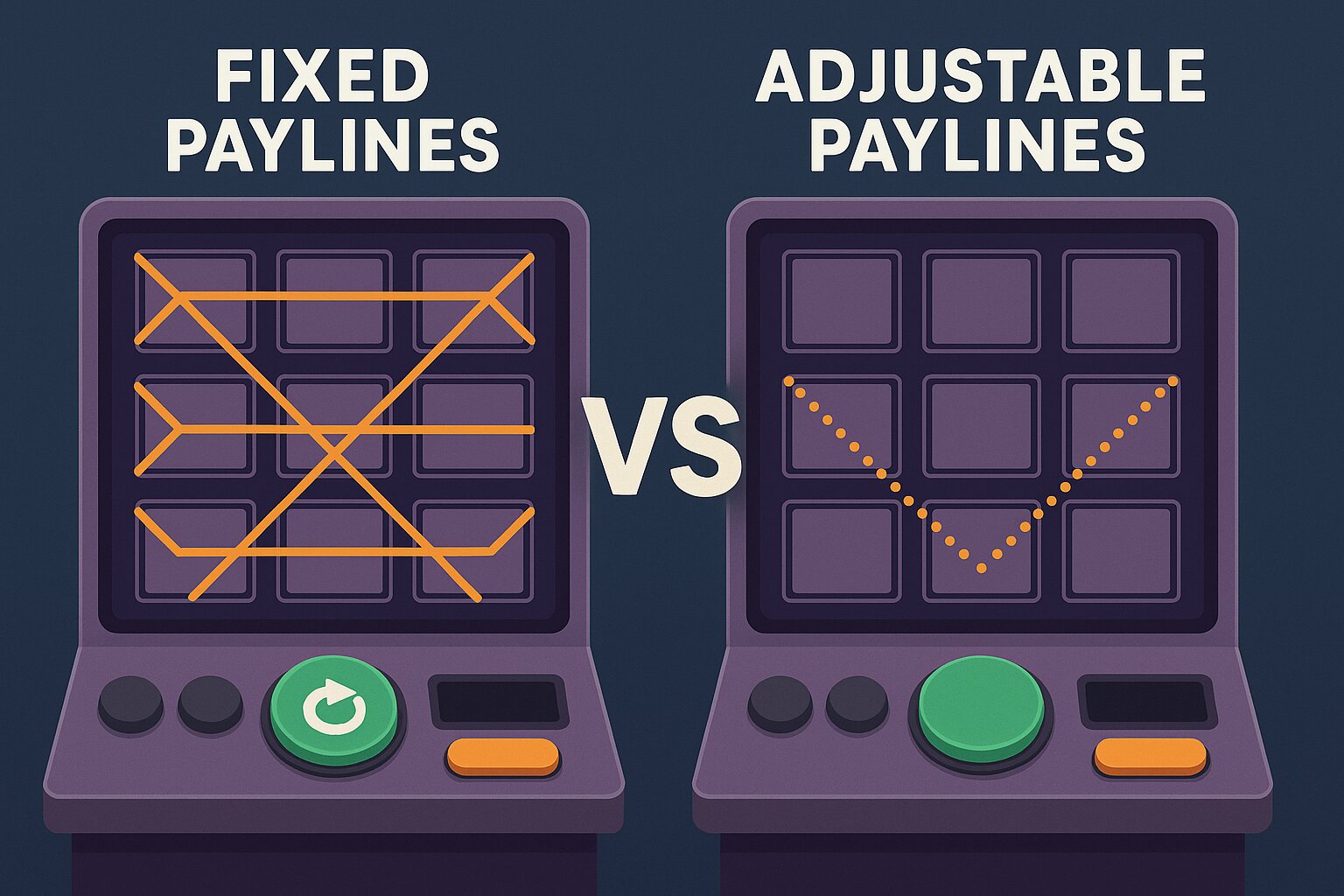 Fixed VS Adjustable Payline Slots Guide | Difference & Payouts Explained