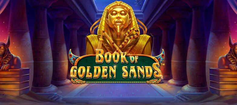 Book of Golden Sands Slot Logo Free Spins No Deposit