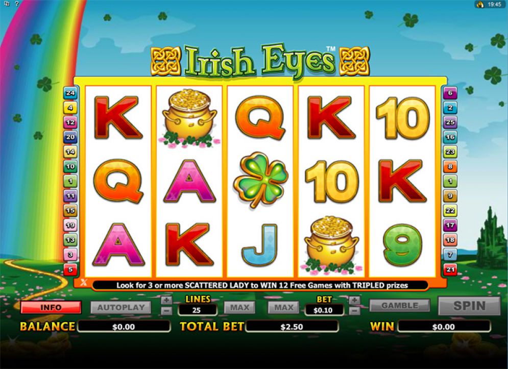 Irish Eyes Slot Gameplay