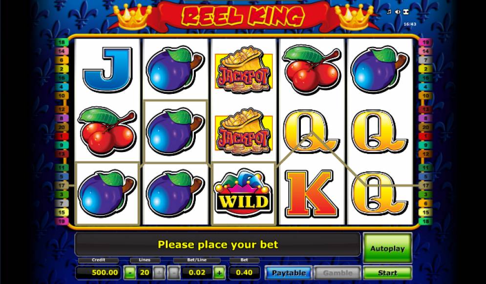 Reel King Slot Gameplay