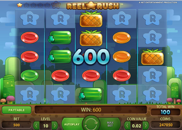 Reel Rush Slot win