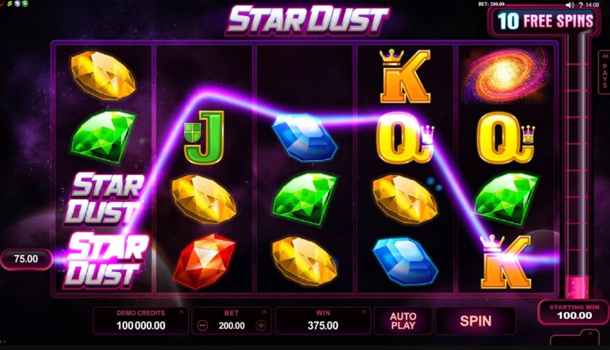 Stardust Slot Gameplay